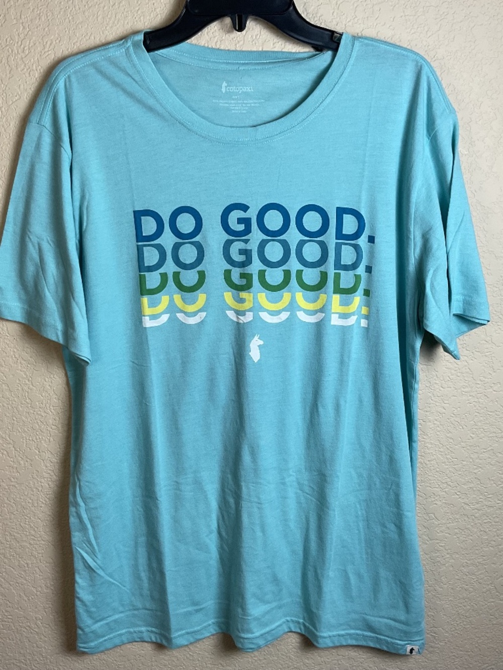 Cotopaxi Mens Large Sea Glass Do Good Graphic T-shirt Organic Cotton NWT